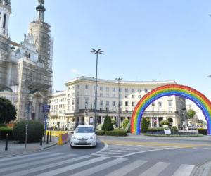 Tęcza wraca na Plac Zbawiciela w Warszawie