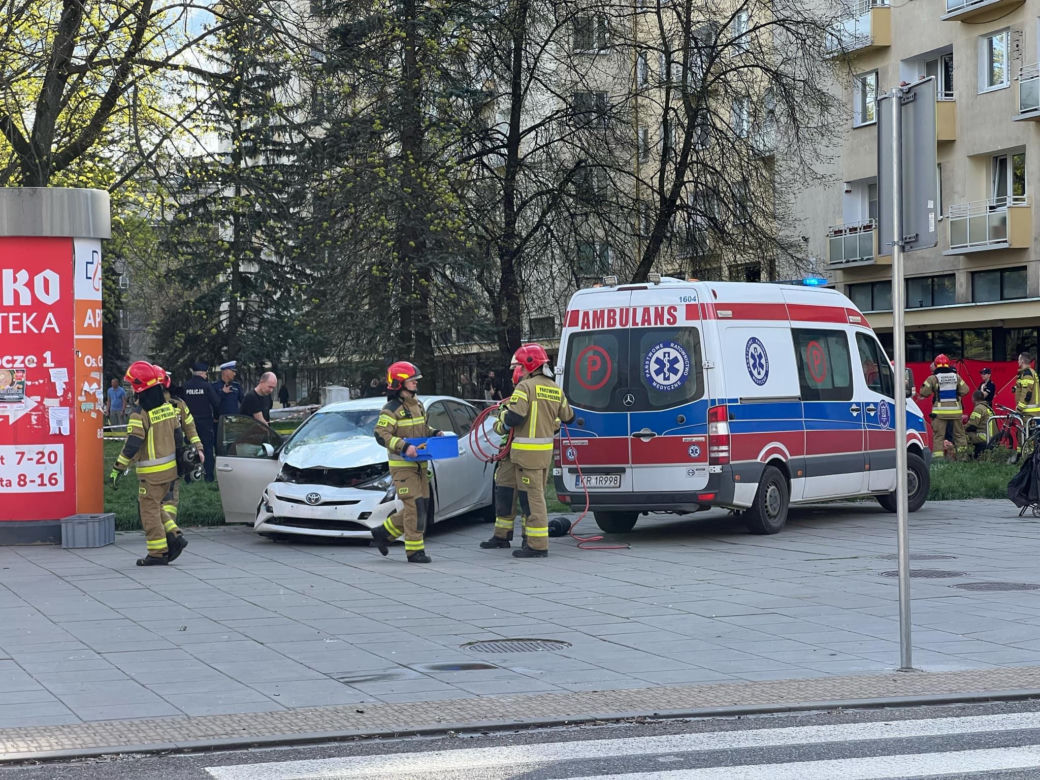 Kraków. Wypadek na os. Zgody