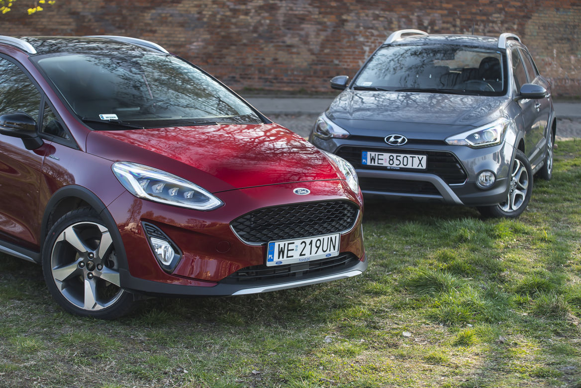 Hyundai i20 Active 1.0 T-GDI 100 KM vs. Ford Fiesta Active 1.5 EcoBlue 120 KM