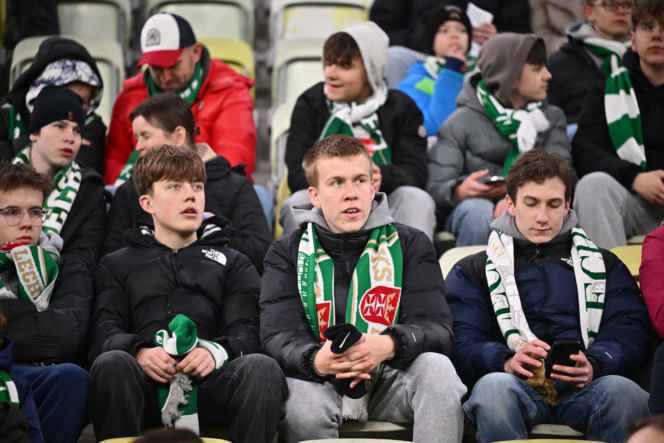 Lechia Gdańsk - Jagiellonia Białystok: Zdjęcia kibiców i zawodników z meczu 24. kolejki PKO BP Ekstraklasy