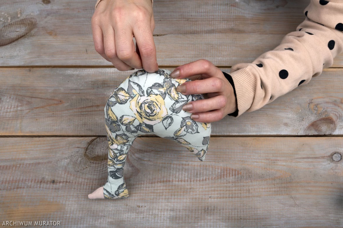 Gęś z tkaniny, DIY