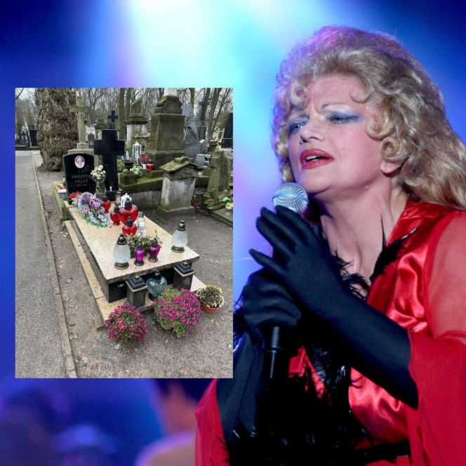 Tak wygląda grób Violetty Villas. Szok, co się na nim znalazło