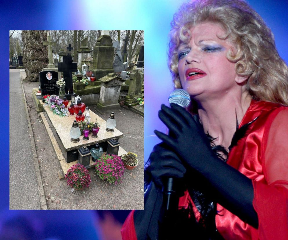Tak wygląda grób Violetty Villas. Szok, co się na nim znalazło