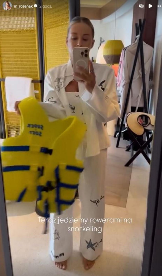 Małgorzata Rozenek i Radosław Majdan nurkują  Malediwach