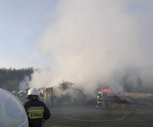 OGROMNY pożar w powiecie świeckim! Jedna osoba poszkodowana