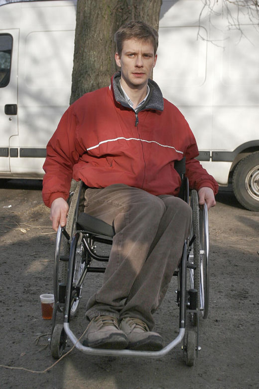 Dariusz Wnuk, jako serialowy Łukasz Dunin
