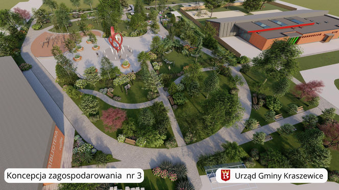 Co powinno powstać w centrum Kraszewic? Gmina zbiera opinie mieszkańców