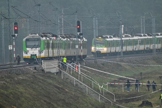 Akt dywersji na torach kolejowych