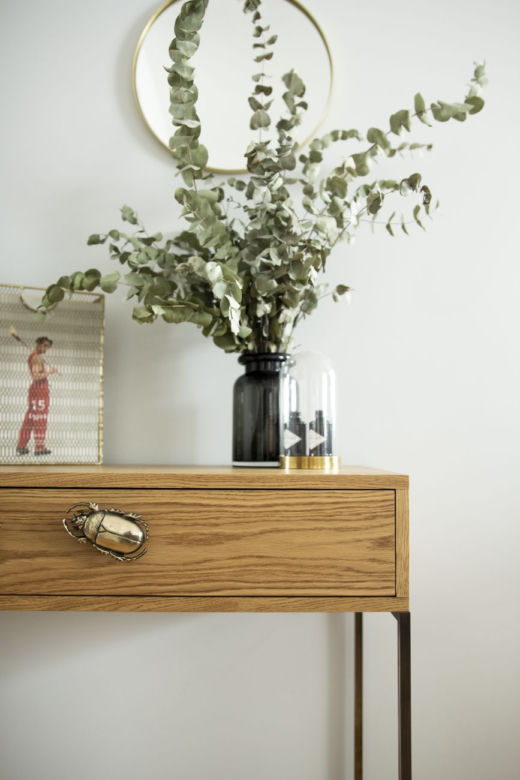 Mosiężne uchwyty meblowe. Pap Deco