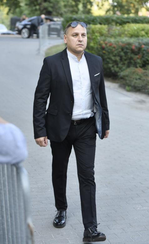 Trumna z ciałem Piotra Woźniaka-Staraka