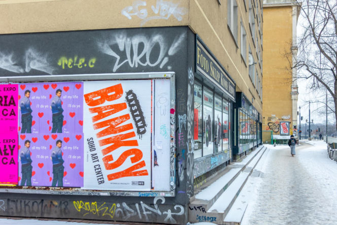 Graffiti w centrum Warszawy w 2026 r.