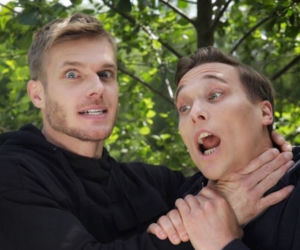 M jak miłość. Artur (Tomasz Ciachorowski), Olek (Maurycy Popiel)