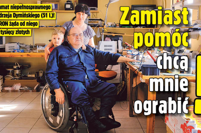 Zamiast pomóc chcą mnie ograbić !
