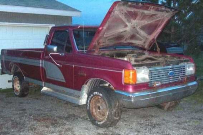 stary ford f-150 zamieniony w hummer-a h1a