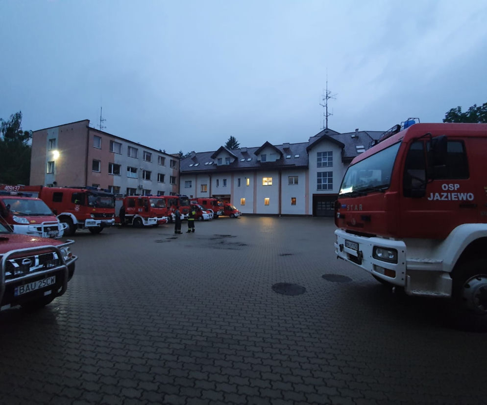 Burze w Podlaskiem. Zalane ulice, posesje, piwnice. Strażacy liczą straty