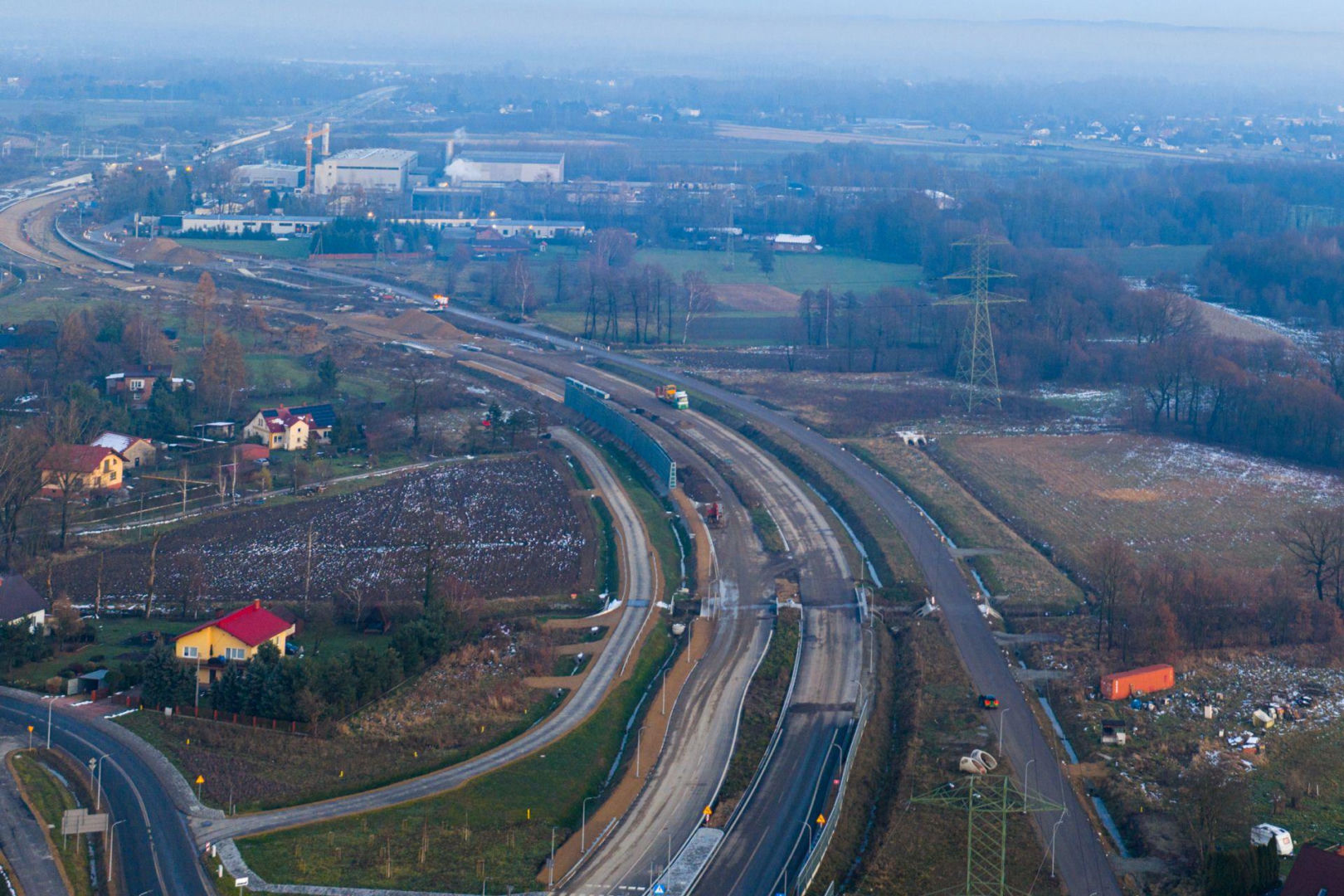Obwodnica Oświęcimia w budowie