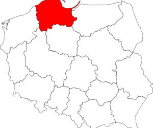 województwo pomorskie - mapa