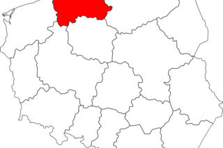 województwo pomorskie - mapa