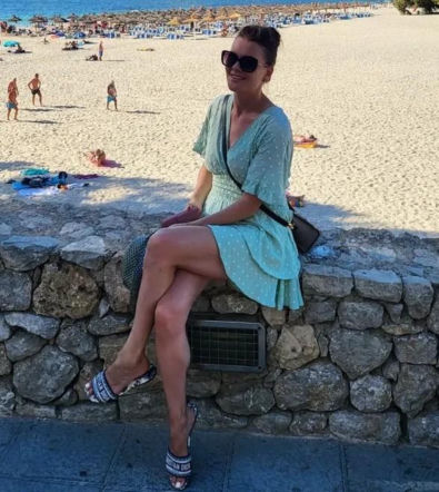 Agnieszka Radwańska na wakacjach