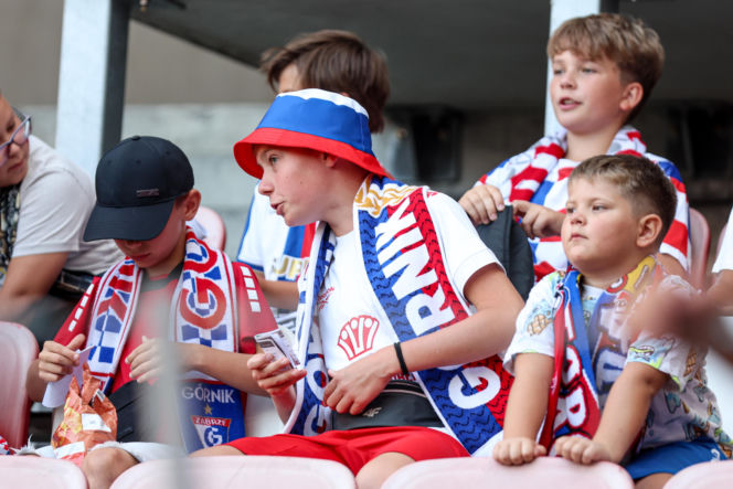 Górnik Zabrze - Ferencvaros: Zdjęcia kibiców z meczu 3. rundy eliminacji Ligi Europy