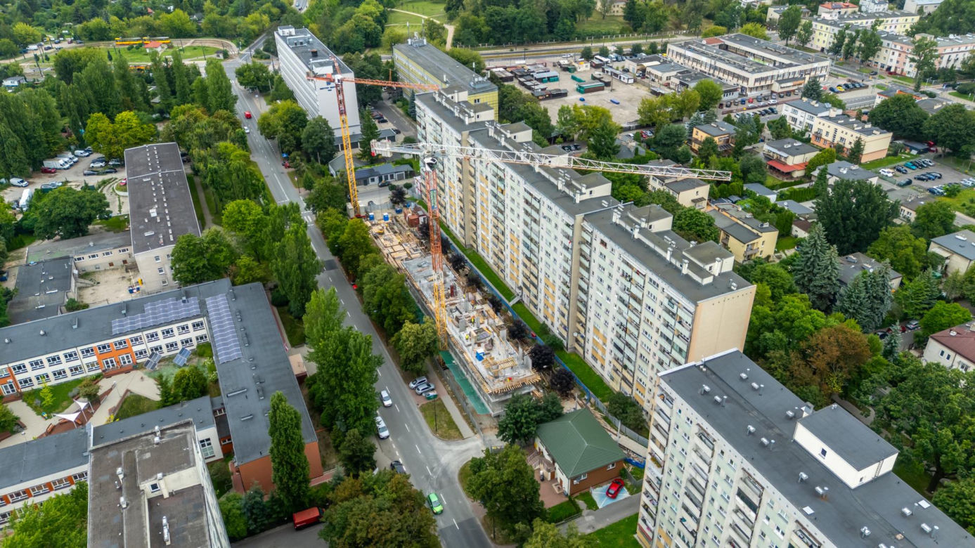 Inwestycja Wola Księcia Janusza w Warszawie w budowie