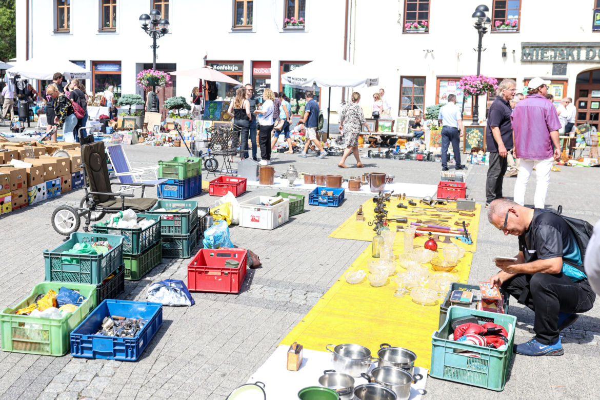 Mikołowski Jarmark Staroci odbywa się na Rynku