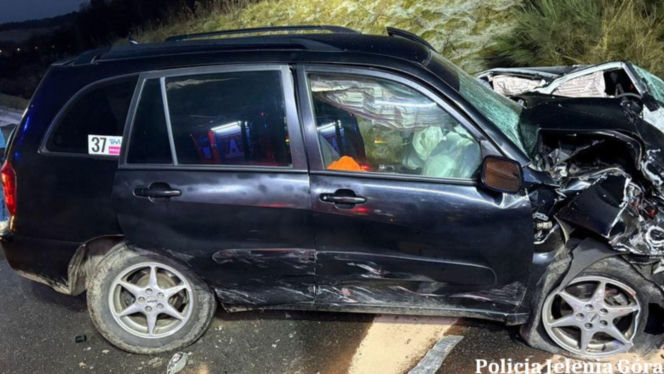 Wypadek w Jeleniej Górze