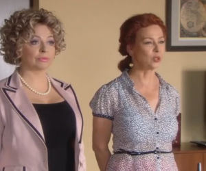 Ranczo 8 sezon odc. 94. Halina (Violetta Arlak), Lodzia (Magdalena Kuta)