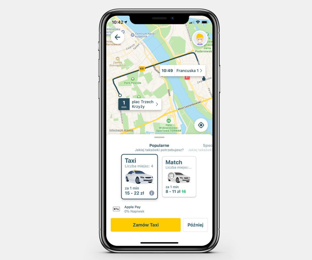 Apple Pay mytaxi