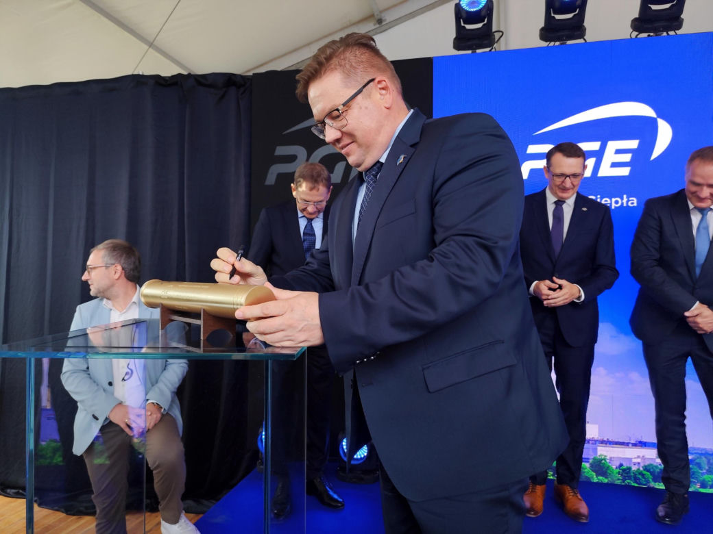 Wmurowanie kamienia węgielnego pod budowę nowego źródła ciepła dla Krakowa