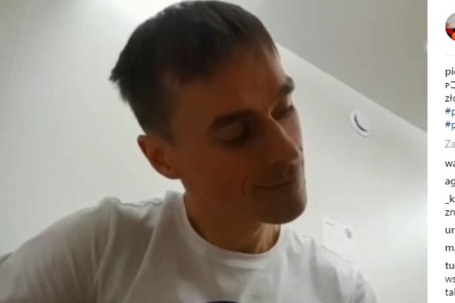 Piotr Żyła gra na gitarze na cześć Stocha. Znany rockman zachwycony! VIDEO