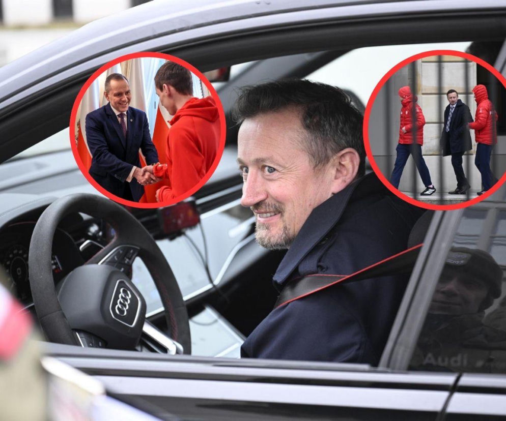 Wizyta kadry w Pałacu Prezydenckim. Uwagę zwrócił samochód Adama Małysza