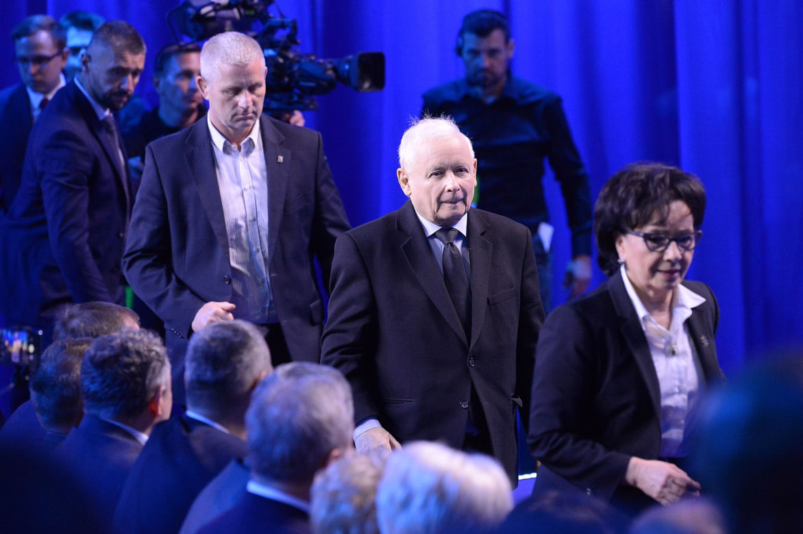 Jarosław Kaczyński na konwencji programowej PiS