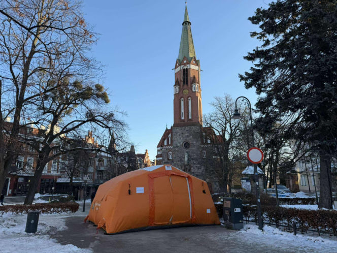 Punkt jest otwarty dla wszystkich, którzy w trudnych warunkach pogodowych potrzebują wsparcia