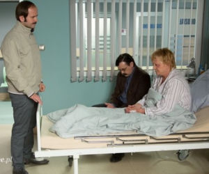 Na dobre i na złe odc. 610. Janina (Małgorzata Różniatowska), Marian (Kazimierz Wysota), Edward (Sławomir Zapała)