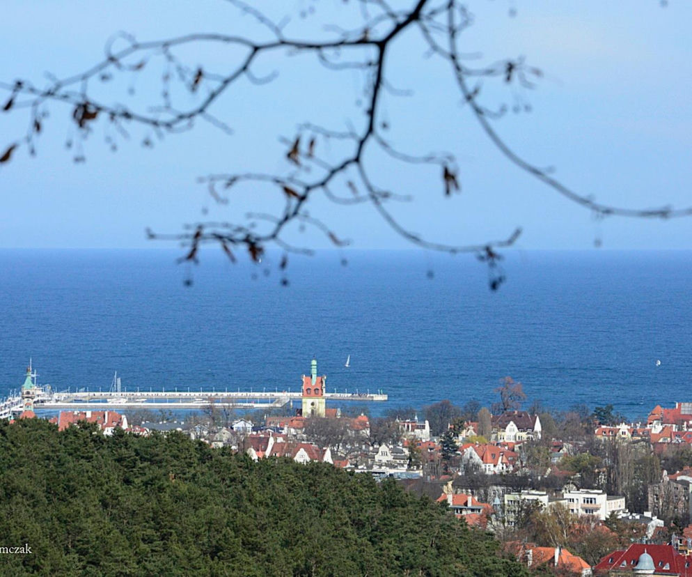 Widok na Sopot z Zajęczego Wzgórza