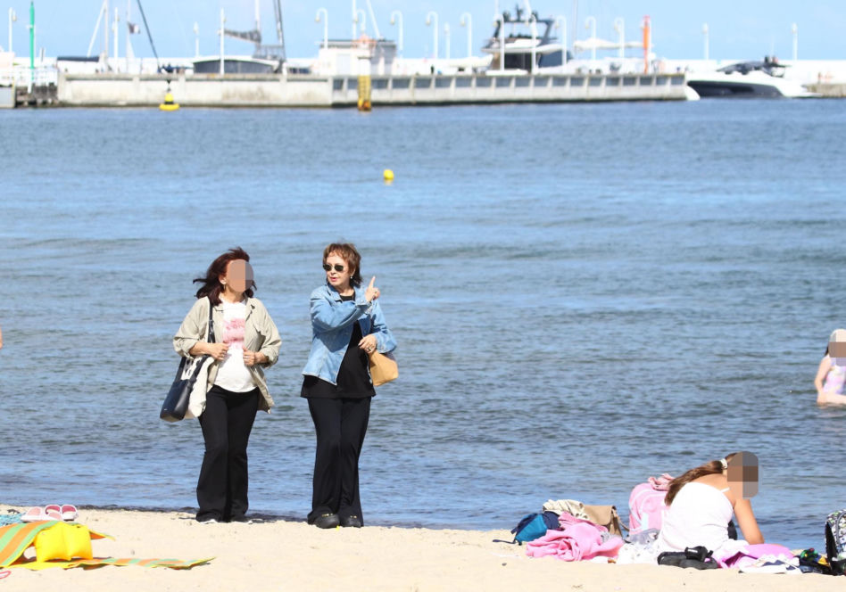 Izabela Trojanowska elegancka nawet na plaży