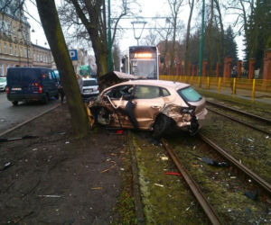 Staranowane auta na Gdańskiej w Bydgoszczy