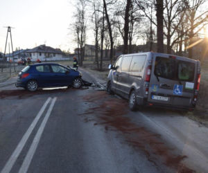 Wypadek na granicy Brzozówki i Zaczarnia
