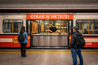 Zapomnij o nudnych podróżach! W warszawskim metrze serwowano kebaby