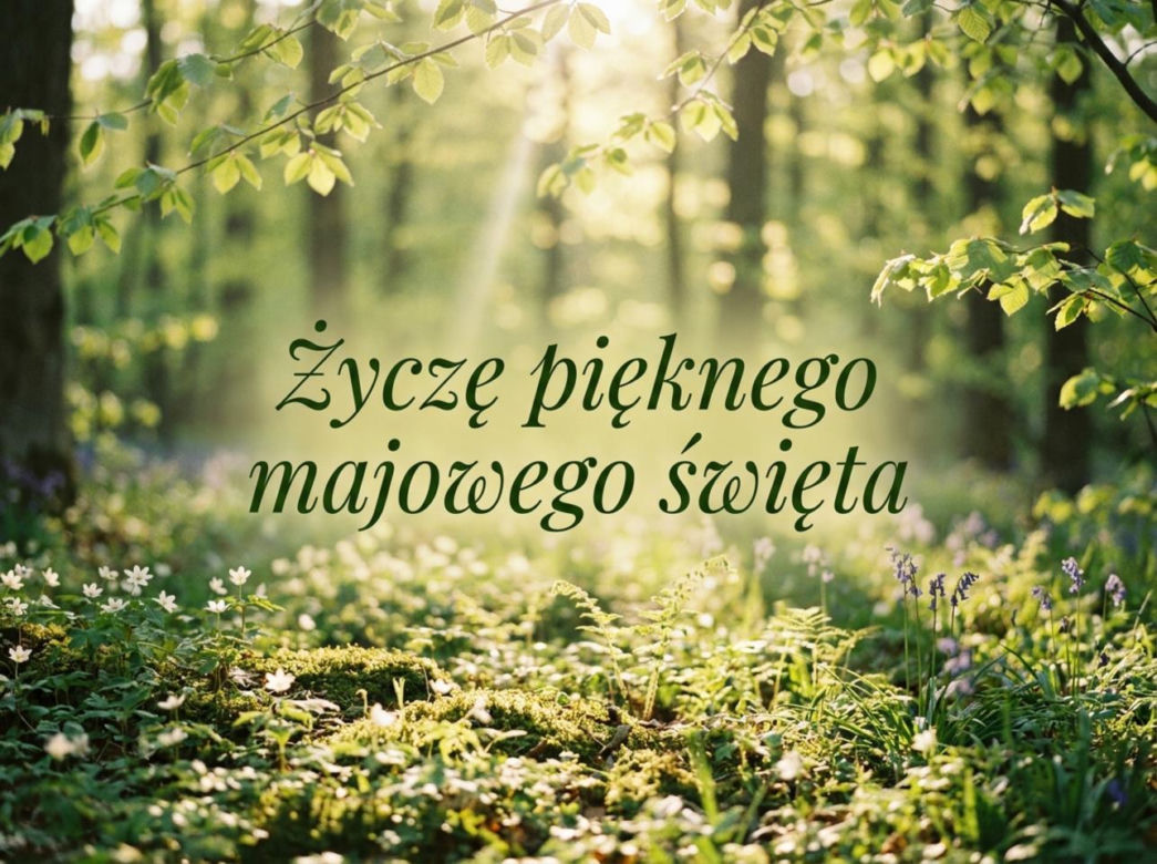 kartka na dzień dobry 1 maja