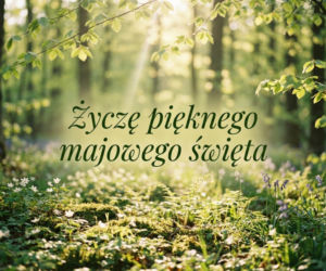 kartka na dzień dobry 1 maja