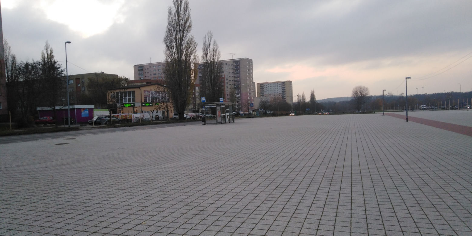 Ulica Szafera w przeddzień rozpoczęcia przebudowy