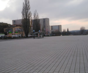 Ulica Szafera w przeddzień rozpoczęcia przebudowy