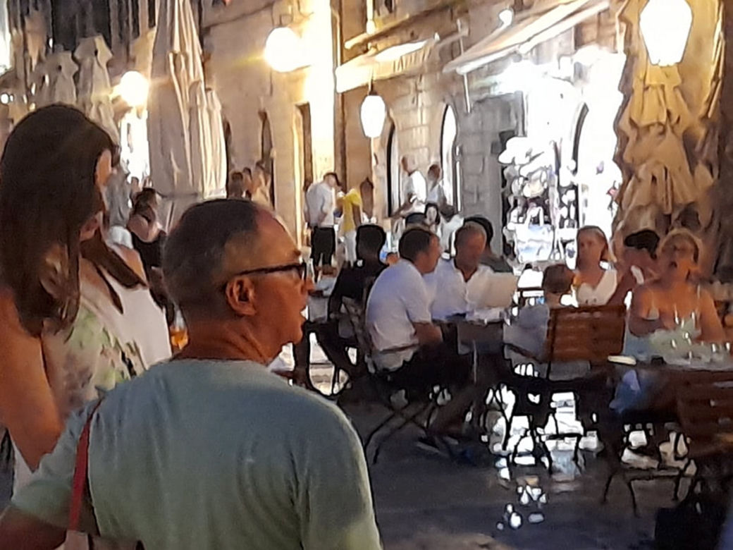 Nocna zabawa Tusków w Chorwacji