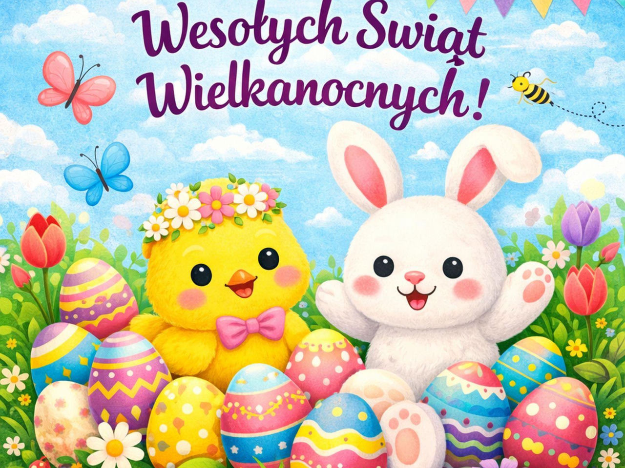 Grafiki na Wielkanoc 2026. Te piękne kartki z życzeniami wyślesz bliskim w kilka sekund [Facebook, Messenger, WhatsApp] - Bydgoszcz Radio ESKA