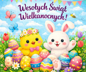 Życzenia wielkanocne 2026. Śliczne kartki wielkanocne z życzeniami dla rodziny i znajomych