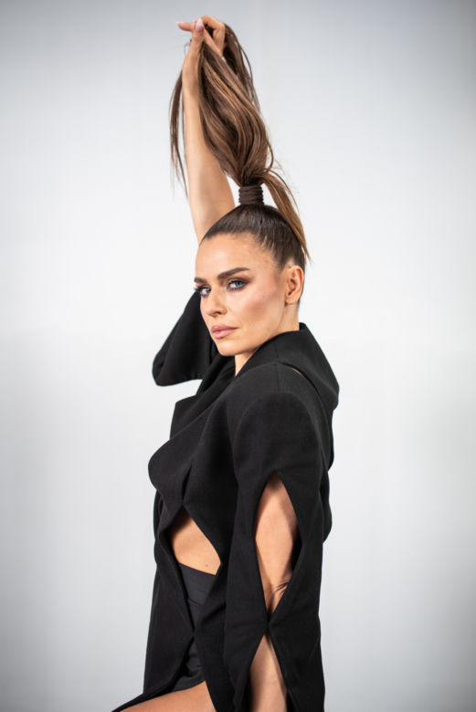 Natasza Ubrańska na próbach przed Sopot Festival 