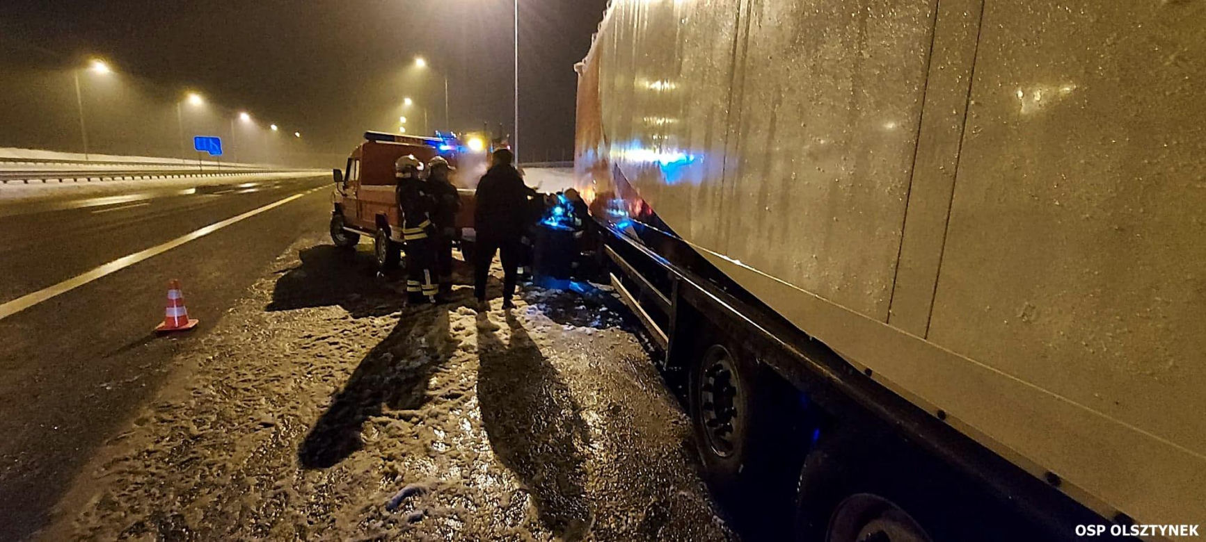 Seria kolizji w Olsztynie i powiecie. Zima daje się we znaki kierowcom [ZDJĘCIA]