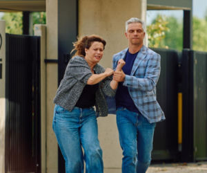Na Wspólnej, odc. 4302. Greg Kalski (Michał Sitarski), Weronika (Renata Dancewicz)